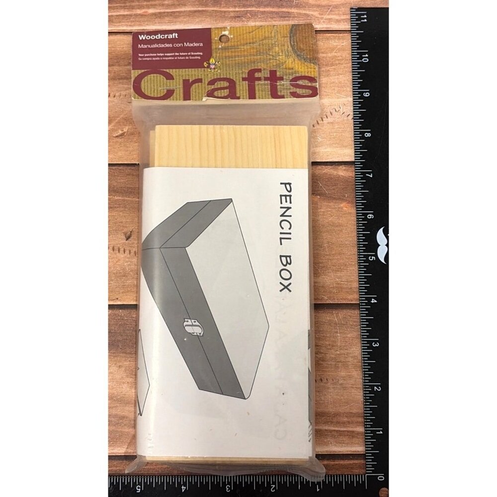 Woodcraft Pencil Box Kit With Hinges & Latch By Boy Scouts Of America  612203